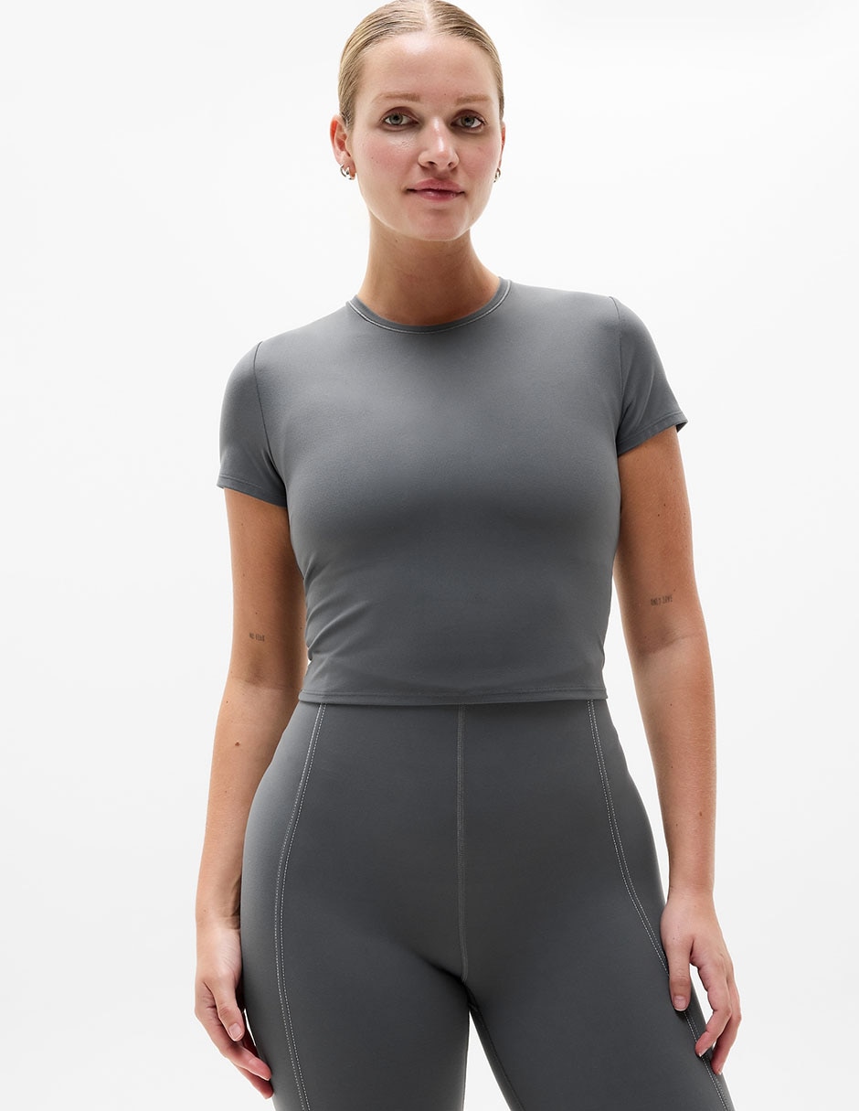 Playera deportiva para natación de mujer 5
