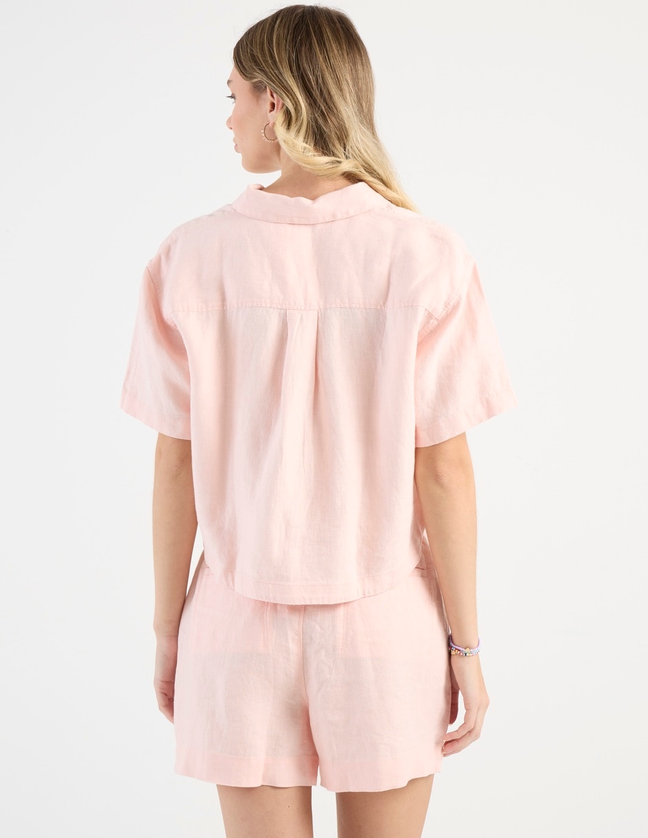 Camisa manga corta para mujer 4