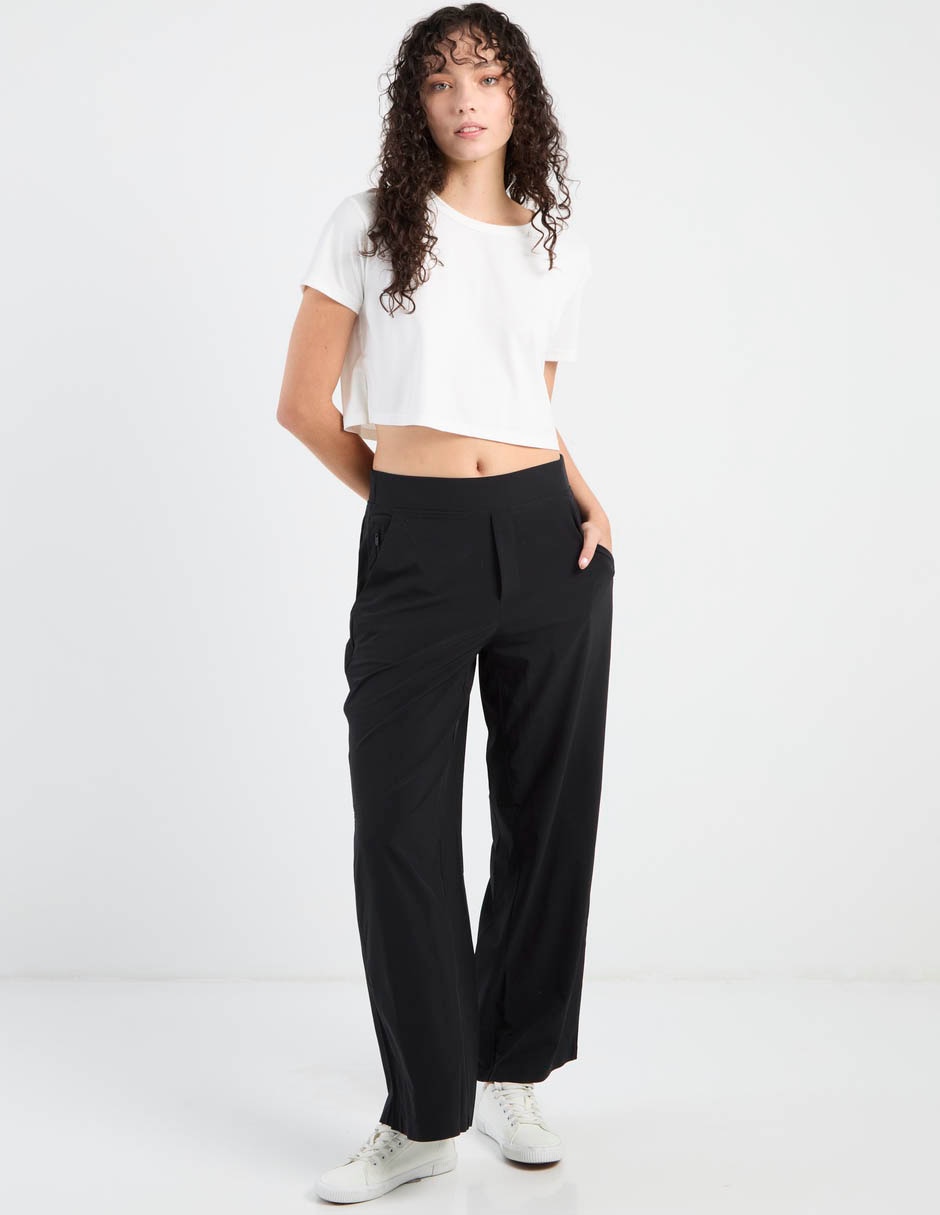 Pantalón relaxed Athleta wide leg para mujer